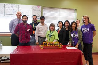 Image of the winning bridge Spring 2017